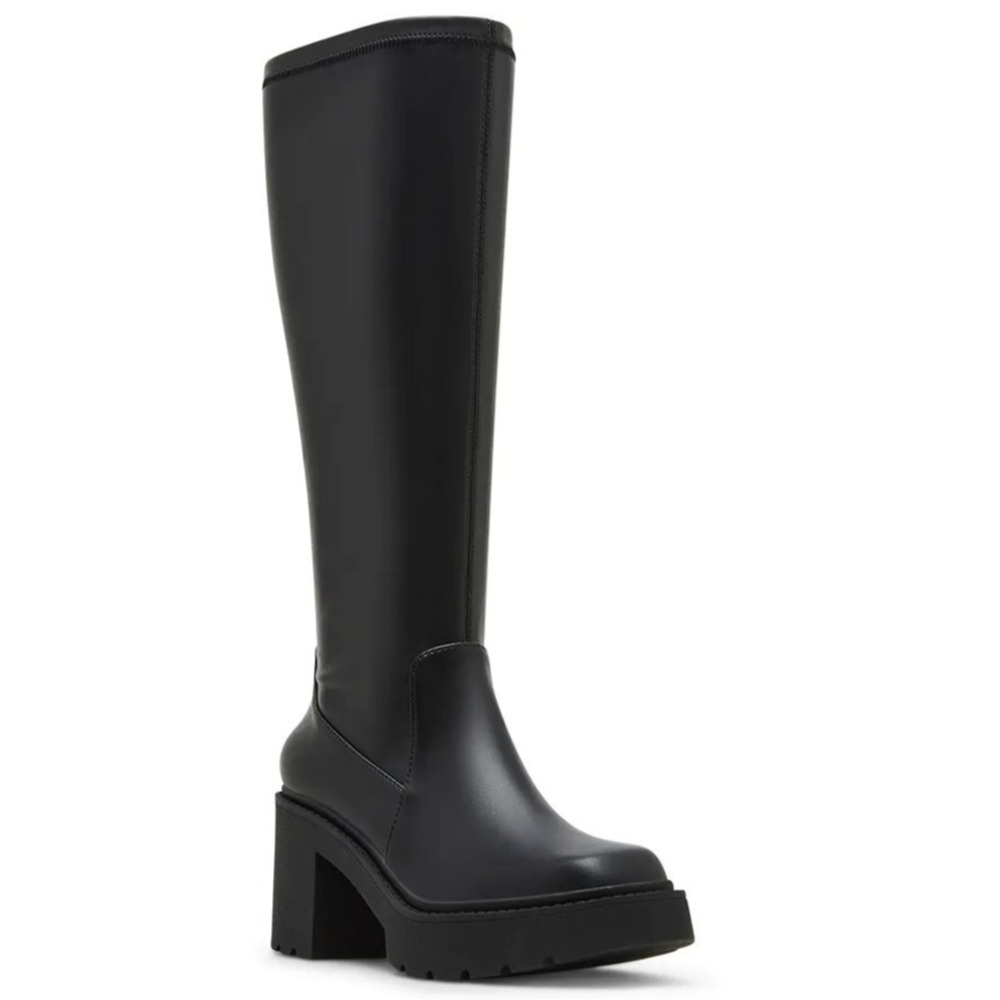 Steve Madden Women's BERKLEIGH Black Fashion Boot, 8.5 M